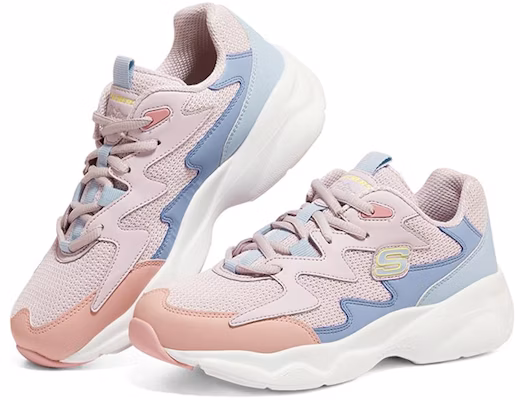 Skechers D‘Lites Airy 防滑耐磨 厚底休閒老爹鞋 女款 豆沙色 Lookbook Skechers D‘Lites Airy 防滑耐磨 厚底休閒老爹鞋 女款 豆沙色