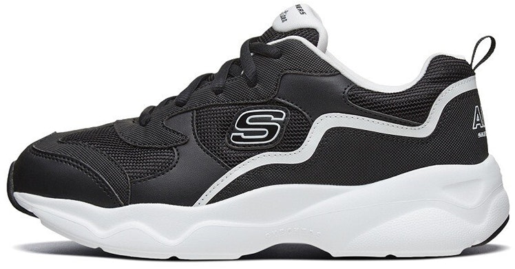 women-skechers-d-lites-airy-black-white-66666231-bkw