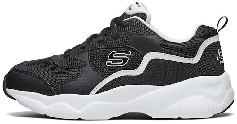 (Women) Skechers D'Lites Airy 'Black White' 66666231-BKW Buy (Women) Skechers D'Lites Airy 'Black White' 66666231-BKW