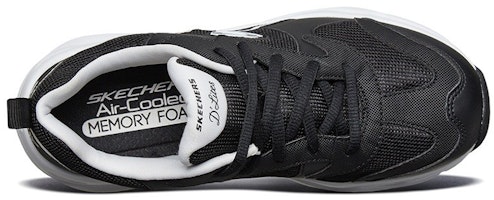 (W) Skechers D'Lites Airy 'Hitam Putih' 66666231-BKW Lookbook (W) Skechers D'Lites Airy 'Hitam Putih' 66666231-BKW