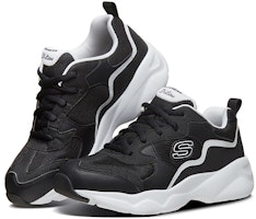 (W) Skechers D'Lites Airy 'Hitam Putih' 66666231-BKW Purchase (W) Skechers D'Lites Airy 'Hitam Putih' 66666231-BKW