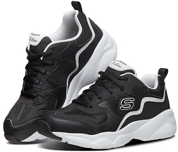 (W) スケッチャーズ D'Lites Airy ブラック/ホワイト 66666231-BKW Purchase (W) スケッチャーズ D'Lites Airy ブラック/ホワイト 66666231-BKW