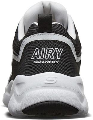 (W) Skechers D'Lites Airy 'Hitam Putih' 66666231-BKW Sizing (W) Skechers D'Lites Airy 'Hitam Putih' 66666231-BKW