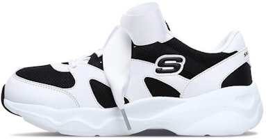 (Women) Skechers D'Lites Airy 'Black White' 88888162-WBK (Women) Skechers D'Lites Airy 'Black White' 88888162-WBK