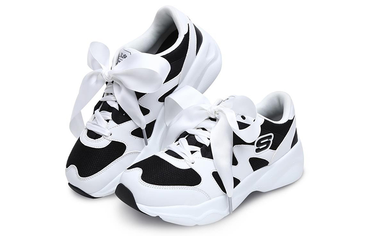(W) Skechers D'Lites Airy 'Black White' 圖 3