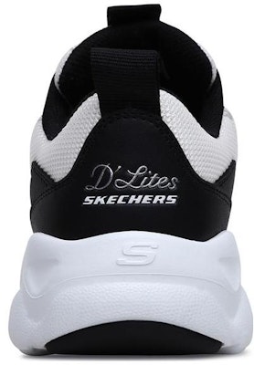 Skechers D'LITES Airy 減震耐磨 低幫 運動休閒鞋 女款 黑白 Shop Skechers D'LITES Airy 減震耐磨 低幫 運動休閒鞋 女款 黑白
