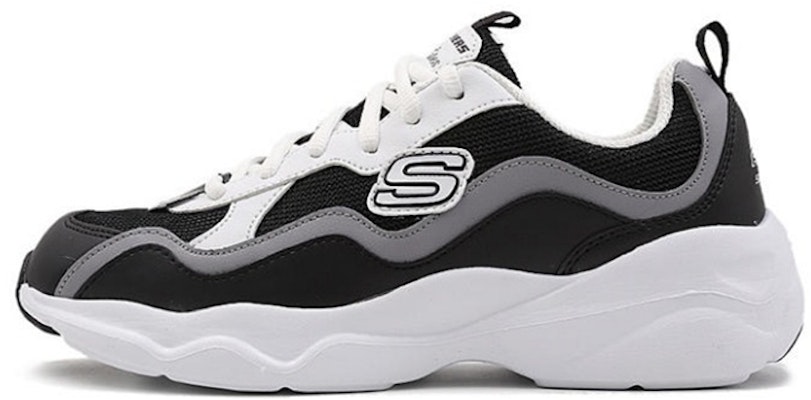 (W) 스케쳐스 딜라이트 에어리 블랙/화이트 (Skechers D'Lites Airy 블랙/화이트) 88888201-BKW Buy (W) 스케쳐스 딜라이트 에어리 블랙/화이트 (Skechers D'Lites Airy 블랙/화이트) 88888201-BKW