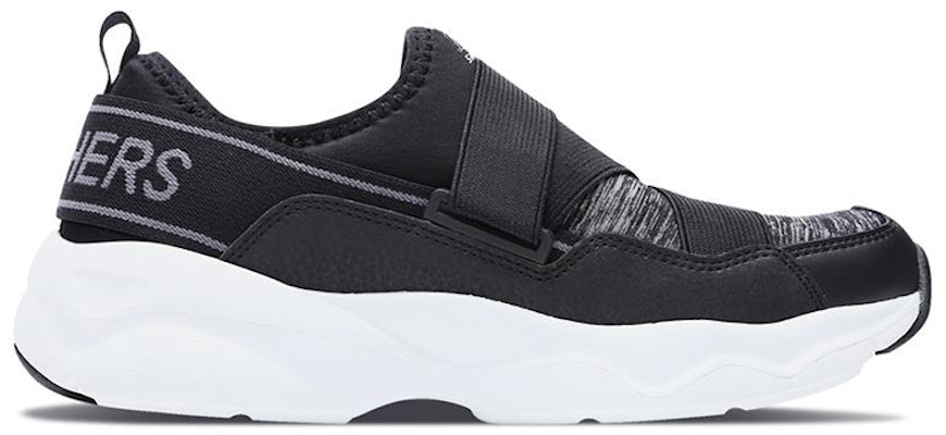 (Women) Skechers D'Lites Airy 'Black White' 88888200-BLK Order (Women) Skechers D'Lites Airy 'Black White' 88888200-BLK