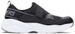(W) Skechers D'Lites Airy 'Hitam Putih' 88888200-BLK