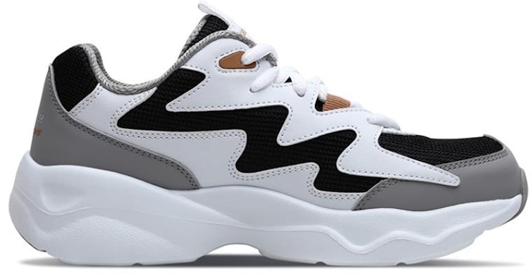 (Women) Skechers D'lites Airy 'Black White Grey' 88888105-BKGD Order (Women) Skechers D'lites Airy 'Black White Grey' 88888105-BKGD