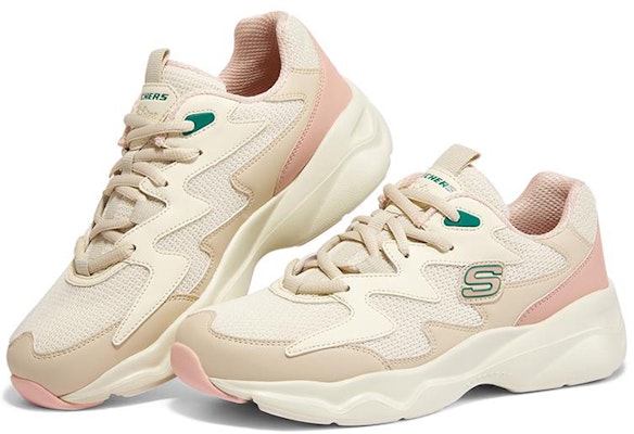 (W) スケッチャーズ D'Lites エアリー ローカット ランニングシューズ (白) 896041-OFPK Lookbook (W) スケッチャーズ D'Lites エアリー ローカット ランニングシューズ (白) 896041-OFPK
