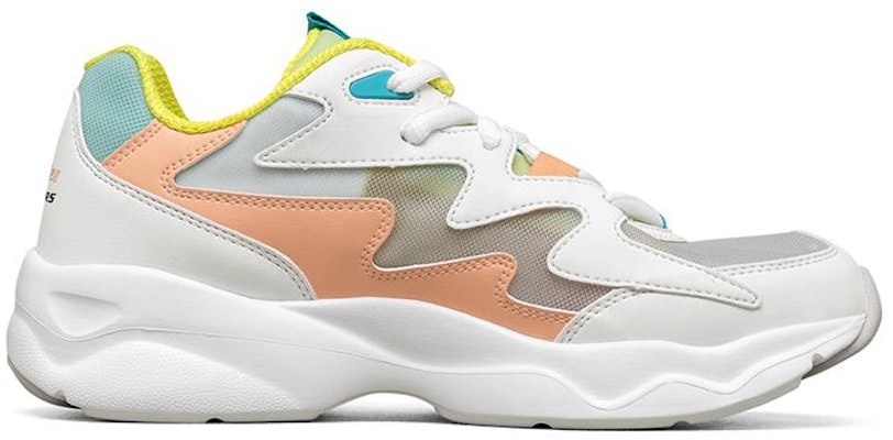 (Women) Skechers D Lites Airy Low-Running Shoes White/Orange/Green 896005-WMLT Order (Women) Skechers D Lites Airy Low-Running Shoes White/Orange/Green 896005-WMLT