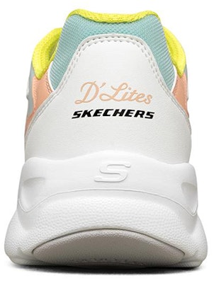 (Women) Skechers D Lites Airy Low-Running Shoes White/Orange/Green 896005-WMLT Shop (Women) Skechers D Lites Airy Low-Running Shoes White/Orange/Green 896005-WMLT
