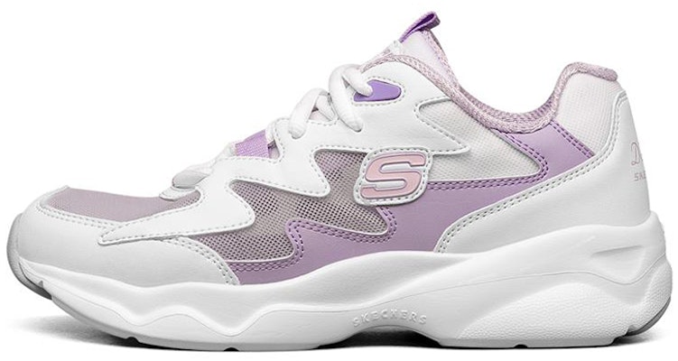 (Women) Skechers D'Lites Airy Low-Top Running Shoes Purple 896005-WLV Buy (Women) Skechers D'Lites Airy Low-Top Running Shoes Purple 896005-WLV