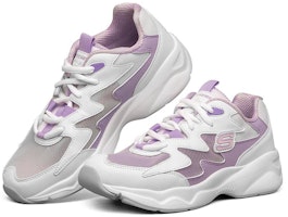 (W) Skechers D'Lites 透气低帮跑鞋 紫色 896005-WLV Lookbook (W) Skechers D'Lites 透气低帮跑鞋 紫色 896005-WLV