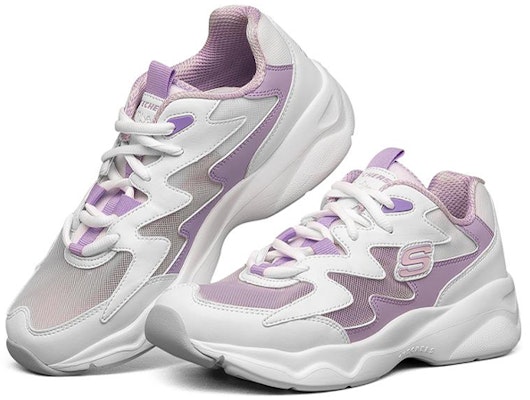 (W) Skechers D'Lites Airy Zapatillas de Correr Bajas Moradas. 896005-WLV Lookbook (W) Skechers D'Lites Airy Zapatillas de Correr Bajas Moradas. 896005-WLV