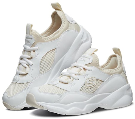(W) Skechers D'Lites Airy 'Natural Low Top' Sepatu Wanita. 66666207-WNT Lookbook (W) Skechers D'Lites Airy 'Natural Low Top' Sepatu Wanita. 66666207-WNT