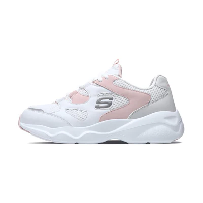 (W) Skechers D'Lites Airy 'Pink White'