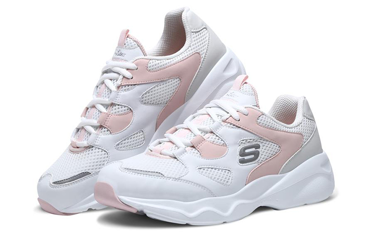 (W) Skechers D'Lites Airy 'Pink White' 圖 3