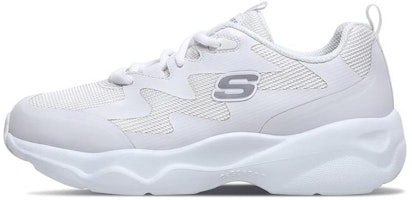 (Women) Skechers D'LITES Airy 'Snow White' 88888155-WHT (Women) Skechers D'LITES Airy 'Snow White' 88888155-WHT