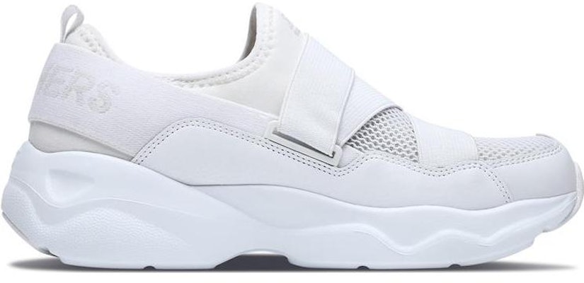 Skechers D'LITES Airy 減震回彈 低筒 運動休閒鞋 女款 雪白 Order Skechers D'LITES Airy 減震回彈 低筒 運動休閒鞋 女款 雪白