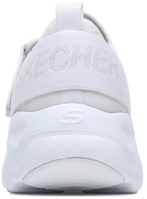 Skechers D'LITES Airy 減震回彈 低筒 運動休閒鞋 女款 雪白 Shop Skechers D'LITES Airy 減震回彈 低筒 運動休閒鞋 女款 雪白