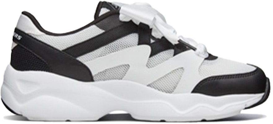 (W) Skechers D'Lites Airy Sepatu Low-Top Daddy Putih/Hitam 66666203-WBK Order (W) Skechers D'Lites Airy Sepatu Low-Top Daddy Putih/Hitam 66666203-WBK