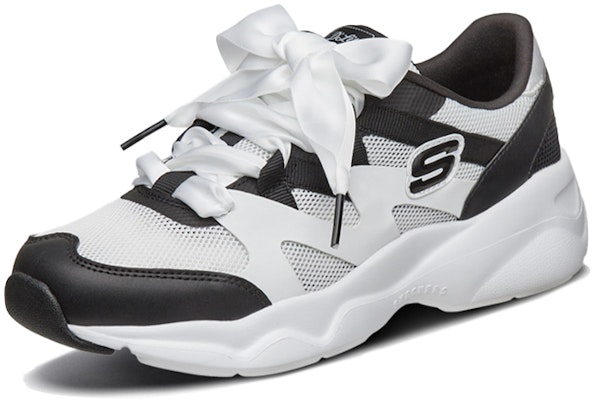 (W) Skechers D'Lites Airy Sepatu Low-Top Daddy Putih/Hitam 66666203-WBK Shop (W) Skechers D'Lites Airy Sepatu Low-Top Daddy Putih/Hitam 66666203-WBK