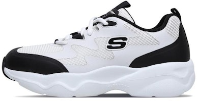(Women) Skechers D'LITES Airy 'White Black' 88888155-WBK (Women) Skechers D'LITES Airy 'White Black' 88888155-WBK