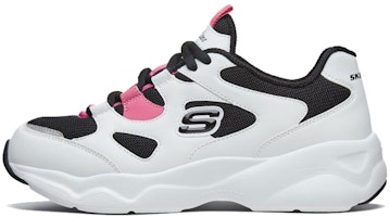 (Women) Skechers D'Lites Airy 'White Black Pink' 88888364-WPBK (Women) Skechers D'Lites Airy 'White Black Pink' 88888364-WPBK