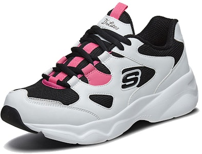 (W) スケッチャーズ D'Lites Airy 白黒ピンク 88888364-WPBK Lookbook (W) スケッチャーズ D'Lites Airy 白黒ピンク 88888364-WPBK