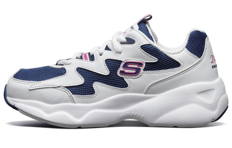 (Women) Skechers D'lites Airy 'White Blue Pink' 88888105-WNVP