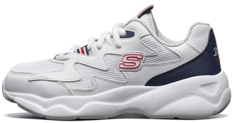 (Women) Skechers D'lites Airy 'White Blue Red' 88888105-WBLR Buy (Women) Skechers D'lites Airy 'White Blue Red' 88888105-WBLR