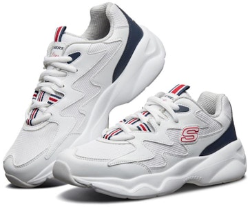 (W) 스케쳐스 딜라이트 에어리 '화이트 블루 레드' 88888105-WBLR Lookbook (W) 스케쳐스 딜라이트 에어리 '화이트 블루 레드' 88888105-WBLR