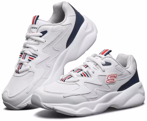 (Women) Skechers D'lites Airy 'White Blue Red' 88888105-WBLR Lookbook (Women) Skechers D'lites Airy 'White Blue Red' 88888105-WBLR