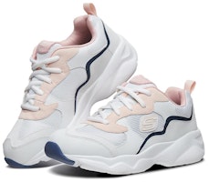 (W) Skechers D'Lites Airy 白色老爹鞋 低帮款 66666231-WMLT Lookbook (W) Skechers D'Lites Airy 白色老爹鞋 低帮款 66666231-WMLT