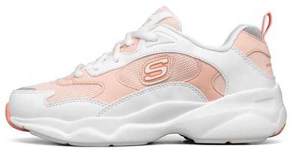 (W) Skechers D'lites 空气感 休闲鞋 白色/橙色 88888359-WCRL Buy (W) Skechers D'lites 空气感 休闲鞋 白色/橙色 88888359-WCRL