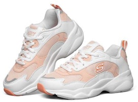 (W) Skechers D lites Airy Kasut Putih/Jingga 88888359-WCRL Lookbook (W) Skechers D lites Airy Kasut Putih/Jingga 88888359-WCRL