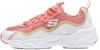 (W) Skechers D'Lites Airy 'Putih Merah' 88888201-WCRL