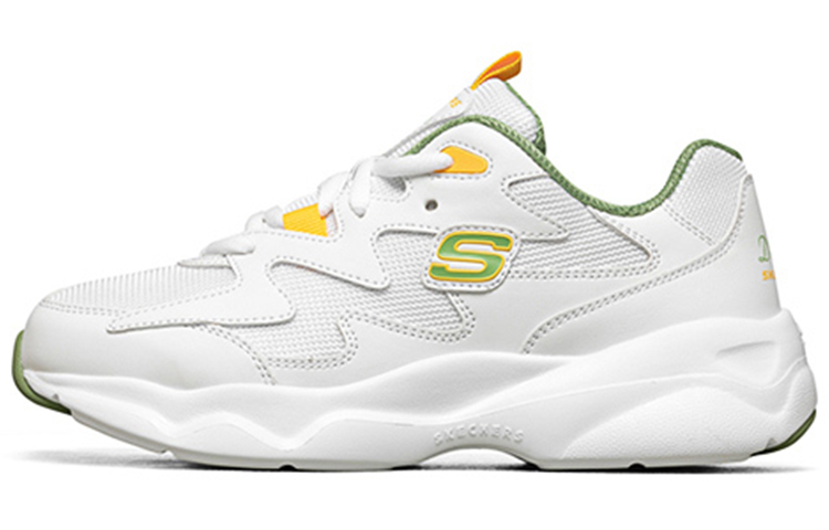 (Women) Skechers D'Lites Airy 'White Yellow Green' 88888105-YLAQ