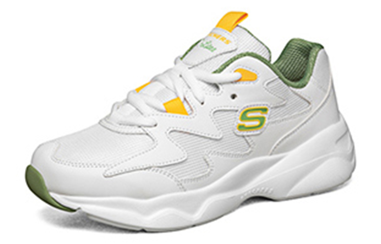 Lookbook (W) Skechers D'Lites Airy 'Blanco Amarillo Verde' 88888105-YLAQ