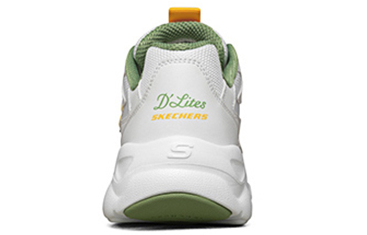 Shop (W) Skechers D'Lites Airy 'Blanco Amarillo Verde' 88888105-YLAQ