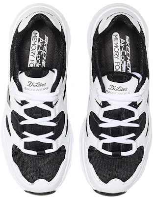 (W) スケッチャーズ D'Lites エアリー ダッドシューズ 白黒 88888364-WBK Shop (W) スケッチャーズ D'Lites エアリー ダッドシューズ 白黒 88888364-WBK