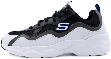 (Women) Skechers D Lites Airy Low-Top Running Shoes White/Grey 88888201-WCC (Women) Skechers D Lites Airy Low-Top Running Shoes White/Grey 88888201-WCC