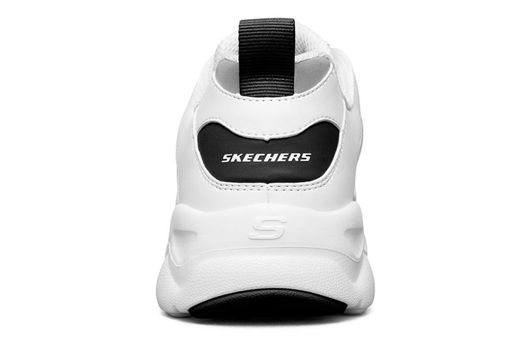 Shop Skechers D‘Lites Airy 低幫運動鞋 女款 白黑色