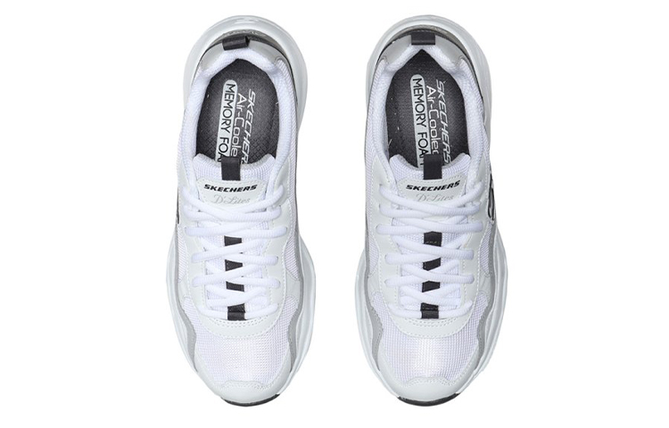 Shop (W) Skechers D'Lites Airy Zapatillas Running Blanco/Gris/Negro 88888201-WLGY
