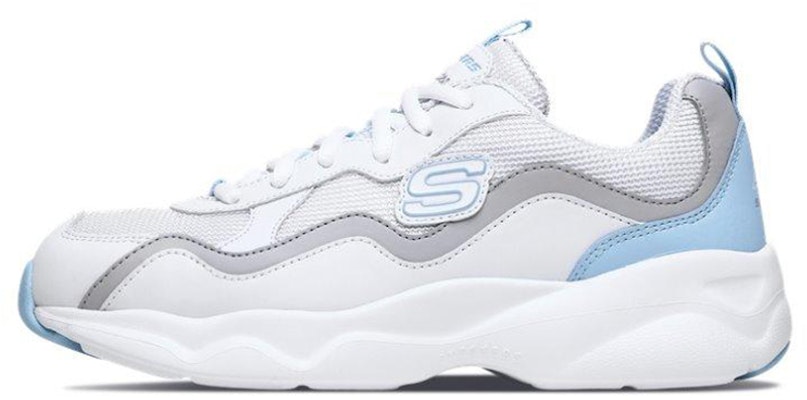 (Women) Skechers DLites Airy 'White Blue' 88888201-WLGB Buy (Women) Skechers DLites Airy 'White Blue' 88888201-WLGB