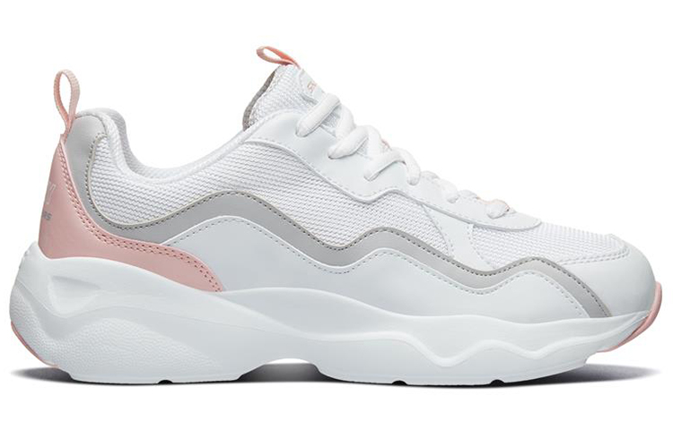 Order (W) Kasut Lari Skechers D'Lites Airy Rendah Putih/Kelabu/Merah Jambu 88888201-WGYP