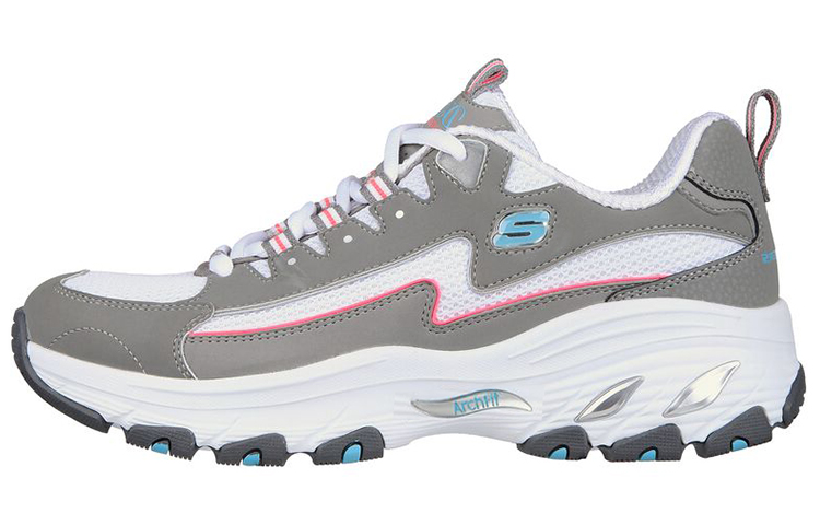 (Women) Skechers D'lites Arch Fit 'Better Me Grey Pink' 149800-GYNP