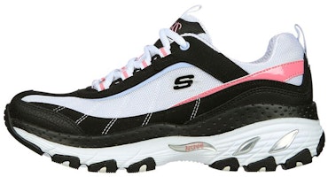 (Women) Skechers D'lites Arch Fit 'Black Pink Naturalist' 149801-BKWP (Women) Skechers D'lites Arch Fit 'Black Pink Naturalist' 149801-BKWP